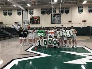 Girls Basketball Team Celebrates Nicole Timko's 1000th Career Point 